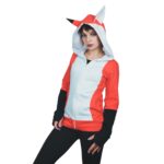 Bluza damska lis z zamkiem