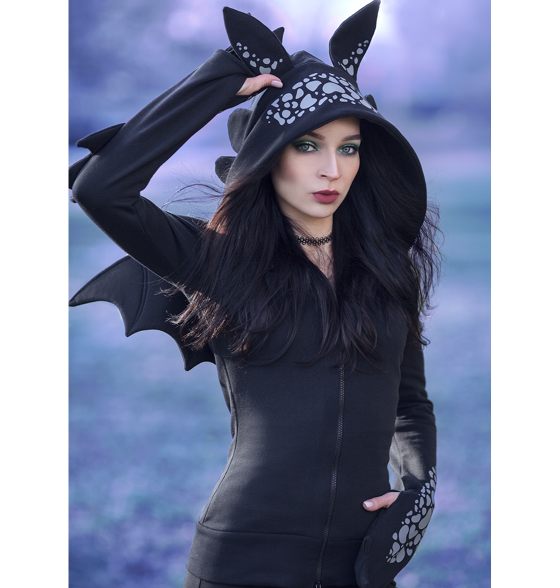 Bluza damska smok